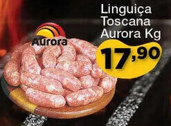 Chama Supermercados Linguiça Toscana Aurora Kg oferta