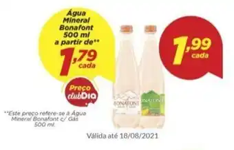 Agua Mineral Bonafont 500ml