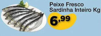 Chama Supermercados Peixe Fresco Sardinha Inteiro Kg oferta