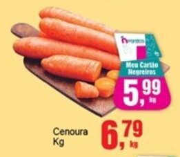 Negreiros Cenoura Kg oferta