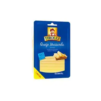 Supermercado Taquaral Queijo mussarela fatiado tirolez 150g oferta