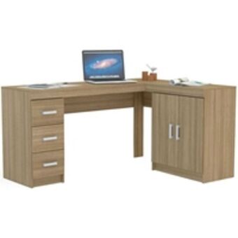 Benoit Escrivaninha politorno kit espanha 2 portas 3 gavetas oferta