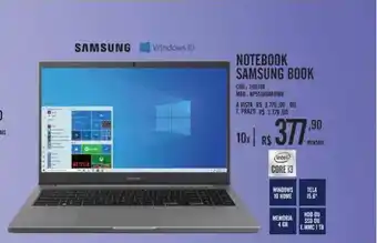 Zema Notebook Samsung Book oferta