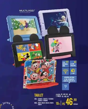 Zema Tablet Multilaser oferta