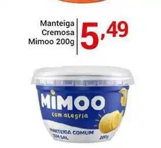 X Supermercados Manteiga Cremosa Mimoo 200g oferta