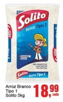 Negreiros Arroz Branco Tipo 1 Solito 5kg oferta