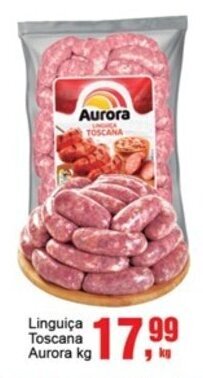 Negreiros Linguiça Toscana Aurora kg oferta