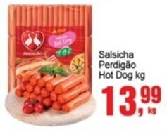 Negreiros Salsicha Perdigão Hot Dog kg oferta