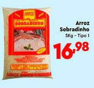 Supermercado Lavapés Arroz Sobradinho 5kg tipo 1 oferta