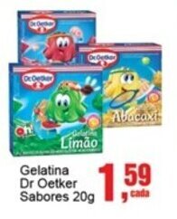 Negreiros Gelatina Dr Oetker Sabores 20g oferta