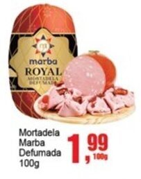 Negreiros Mortadela Marba Defumada 100g oferta