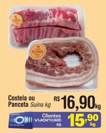 Fort Atacadista Costela ou Panceta Suína kg oferta