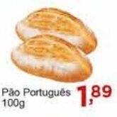 Rossi Supermercado Pão Português 100g oferta