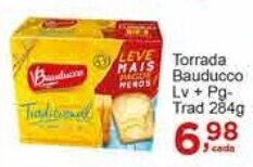Rossi Supermercado Torrada Bauducco Lv+ Pg-Trad 284g oferta