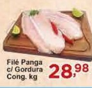 Rossi Supermercado Filé Panga c/ Gordura cong. kg oferta