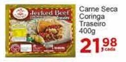 Rossi Supermercado Carne Seca Coringa Traseiro 400g oferta