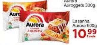 Rossi Supermercado Lasanha Aurora 600g oferta