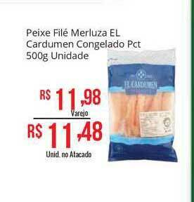 Mart Minas Peixe Filé Merluza El Cardumen Congelado 500g unidade oferta