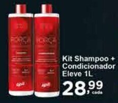 Rossi Supermercado Kit Shampoo + Condicionador Eleve 1L oferta
