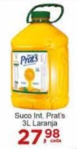 Rossi Supermercado Suco Int. Prat's 3L Laranja oferta