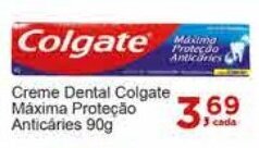 Rossi Supermercado Creme Dental Colgate Máxima Proteção Anticáries 90g oferta