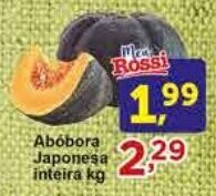 Rossi Supermercado Abóbora Japonesa inteira kg oferta