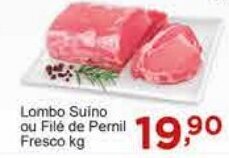 Lombo Suino ou Filé de Pernil Fresco kg