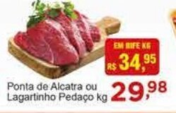Ponta de Alcatra ou Lagartinho Pedaço kg