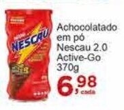Rossi Supermercado Achocolatado em pó Nescau 2.0 Active-Go 370g oferta