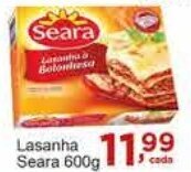 Rossi Supermercado Lasanha Seara 600g oferta
