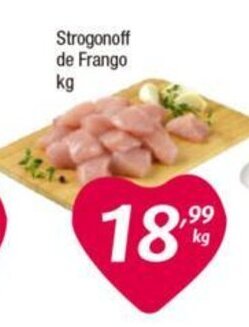 Supermercados Intercontinental Strogonoff de Frango kg oferta