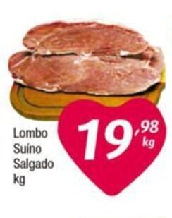 Supermercados Intercontinental Lombo Suíno Salgado kg oferta