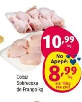 Supermercados Intercontinental Coxa/ Sobrecoxa de Frango kg oferta