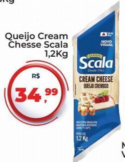 Tonin Superatacado Queijo cream chesse scala 1,2kg oferta