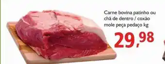 Supermercados ABC Carne bovina patinho ou chá kg oferta