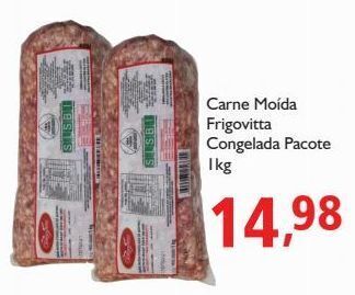 Supermercados ABC Carne moída frigovitta congelada pacote 1kg oferta