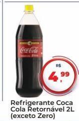 Tonin Superatacado Refrigerante coca cola retornável 2l (exceto zero) oferta
