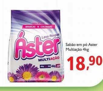 Sabão em pó aster 4kg