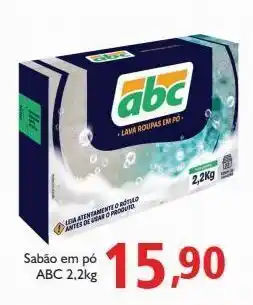 Supermercados ABC Sabão em pó abc 2,2kg oferta