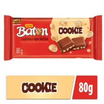 Nordestão Choc tab garoto baton pc 80g cookies . oferta