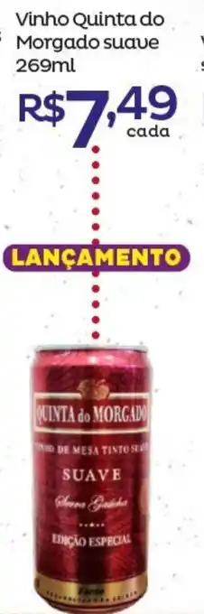 Vinho Quinta do Morgado suave 269ml