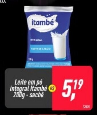Frangolândia Leite em po integral Itambe 200g sache oferta