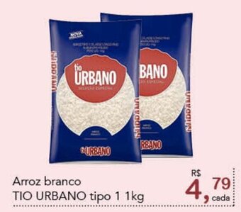 Arroz branco TIO URBANO tipo 1 1kg