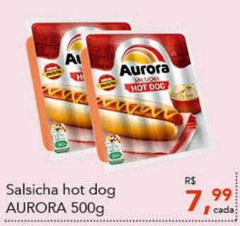 Cometa Supermercados Salsicha hot dog AURORA 500g oferta
