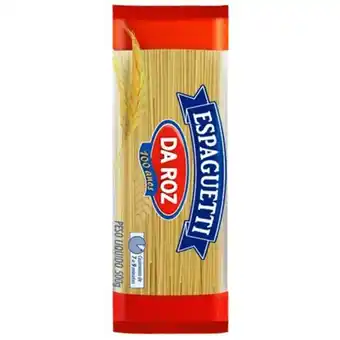 Macarrão espaguete da roz nº2 embalagem 500g