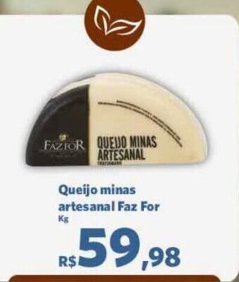 Sam's Club Queijo minas artesanal Faz For Kg oferta