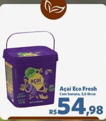 Sam's Club Açaí Eco Fresh Com banana, 3,6 litros oferta