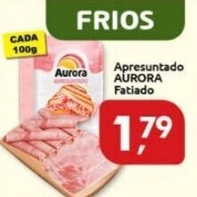 Supermercados Nori Apresuntado AURORA Fatiado oferta