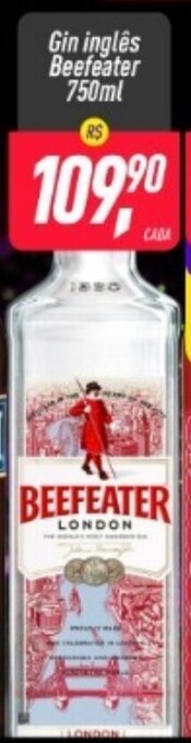 Frangolândia Gin ingles Beefeater 750ml oferta