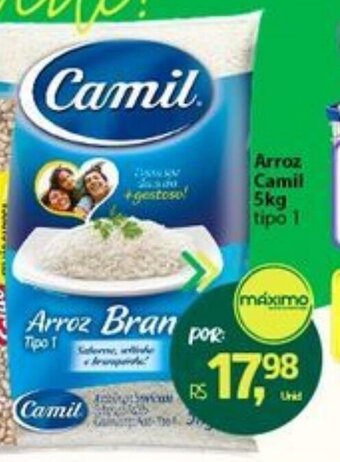Atacado Máximo Arroz Camil 5kg oferta